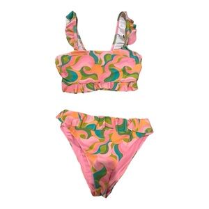 Show Me Your Mumu x Barbie - Seaside Ruffle Bikini